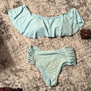 Bathing suit top and bottom